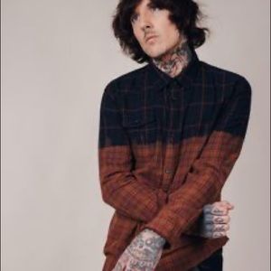 Drop Dead bleached flannel